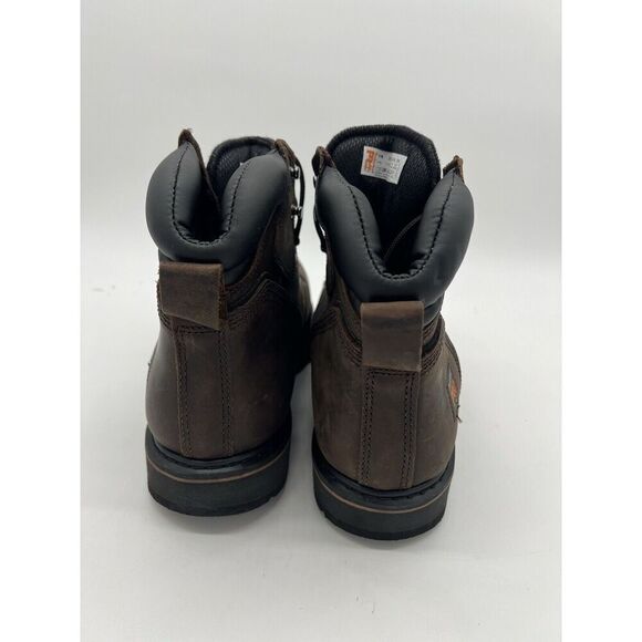 Timberland Men's Pit Boss PRO 6 Steel Toe Boots Brown 14 M MSRP $135 New - Picture 6 of 8